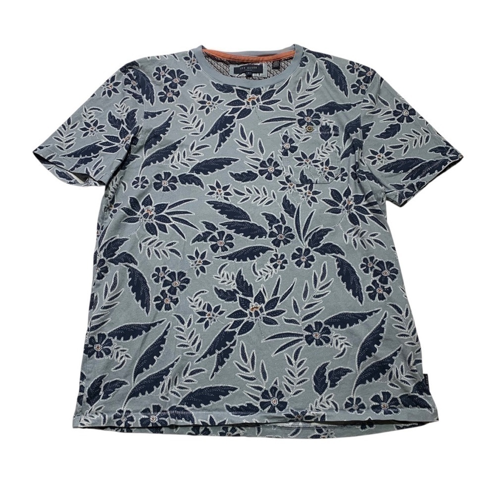 Ted Baker men’s S floral pocket tee shirt